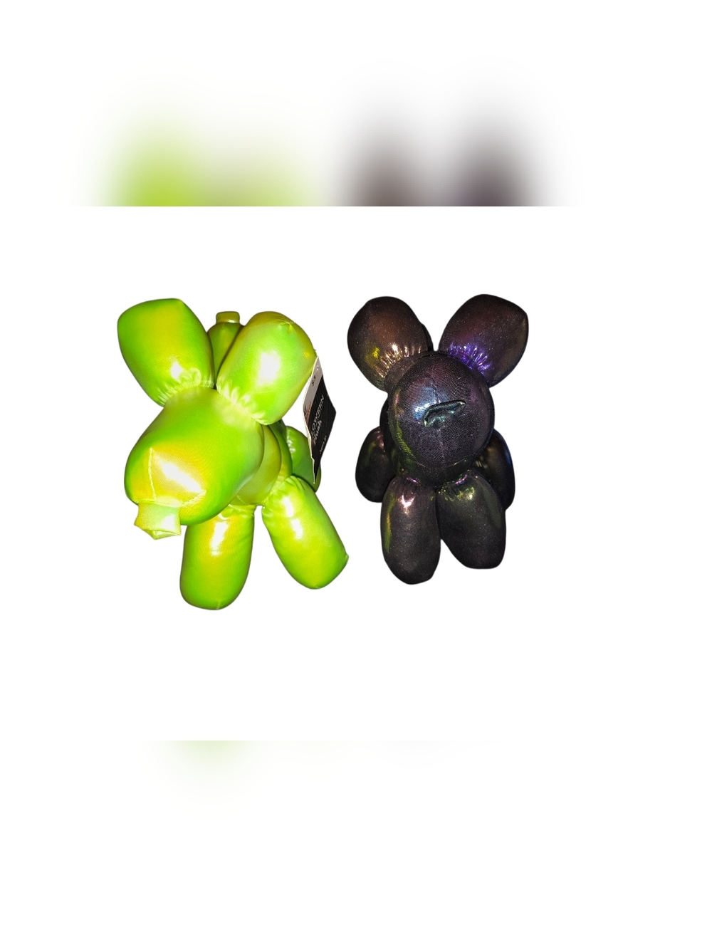 Michelle D Halloween Balloon Dog Plush - Black & Neon Green - Picture 3 of 4